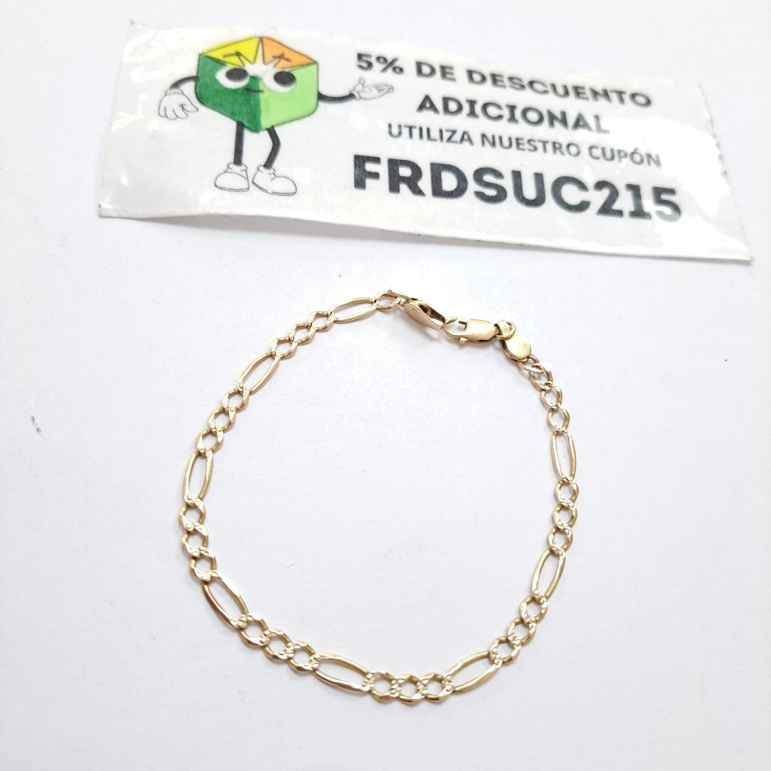 PULSERA ORO 14 K 3.9 GRMS (SEMINUEVO)