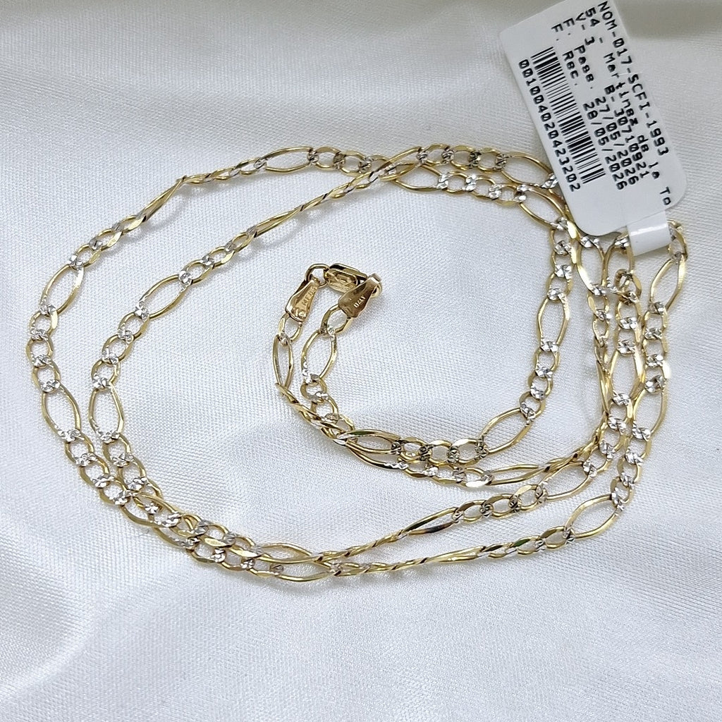 CADENA ORO, RODIADO 10 K 7.6 GRMS (SEMINUEVO)