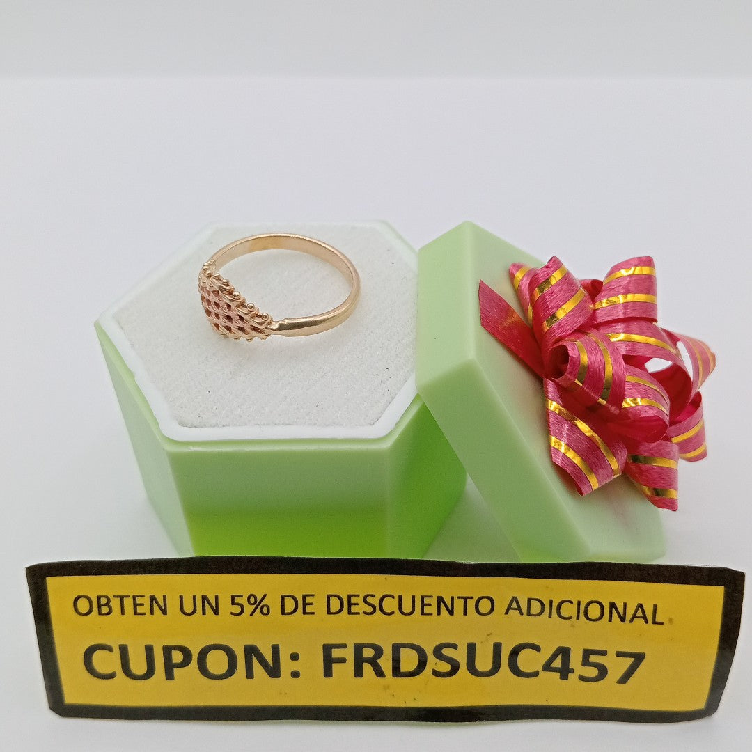 ANILLO ORO 10 K 2.4 GRMS (SEMINUEVO)