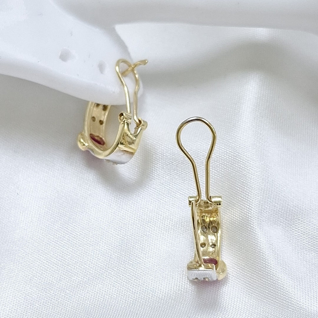 ARETES PAR ORO 14 K 6 GRMS (SEMINUEVO)
