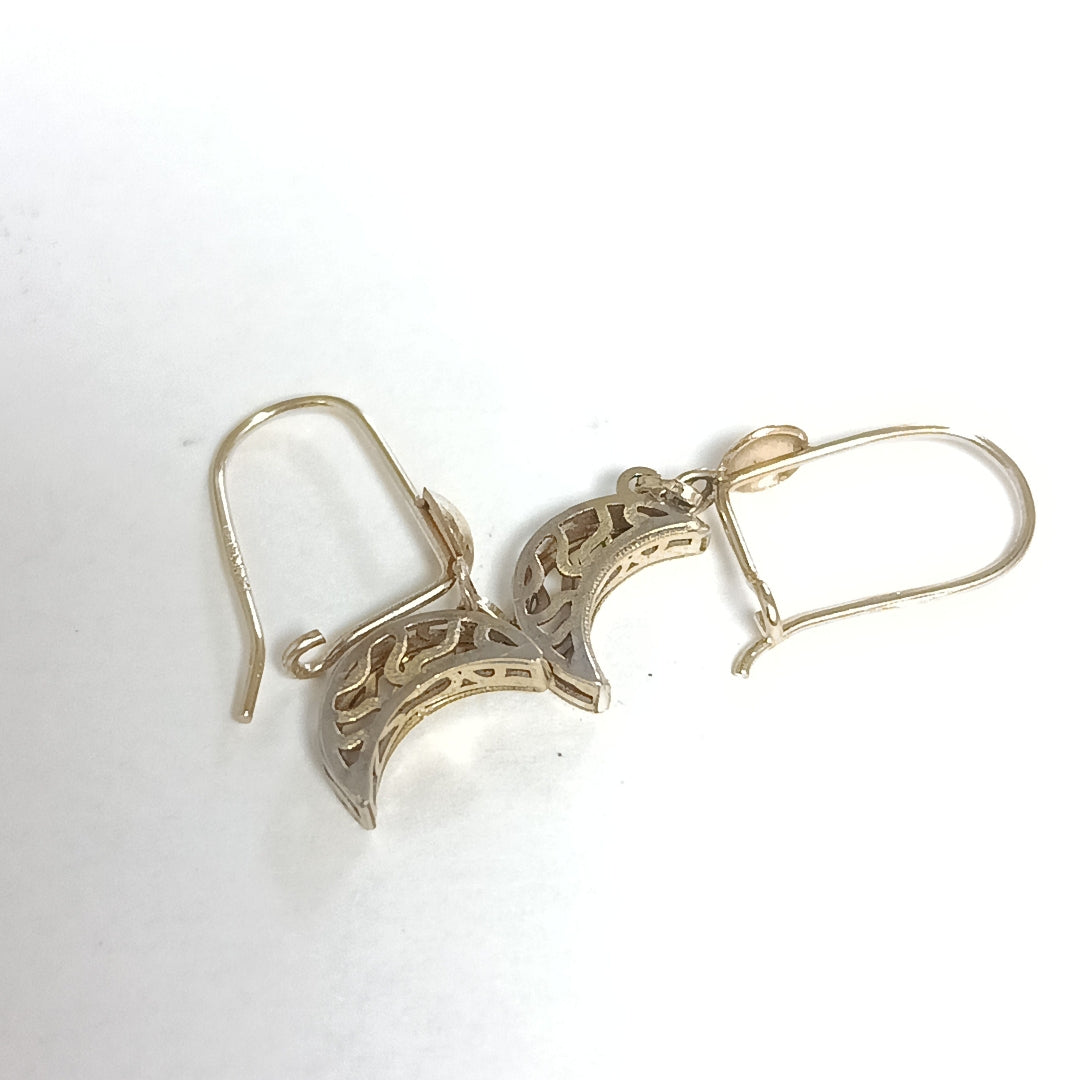 ARETES PAR ORO 10 K 1.2 GRMS (SEMINUEVO)