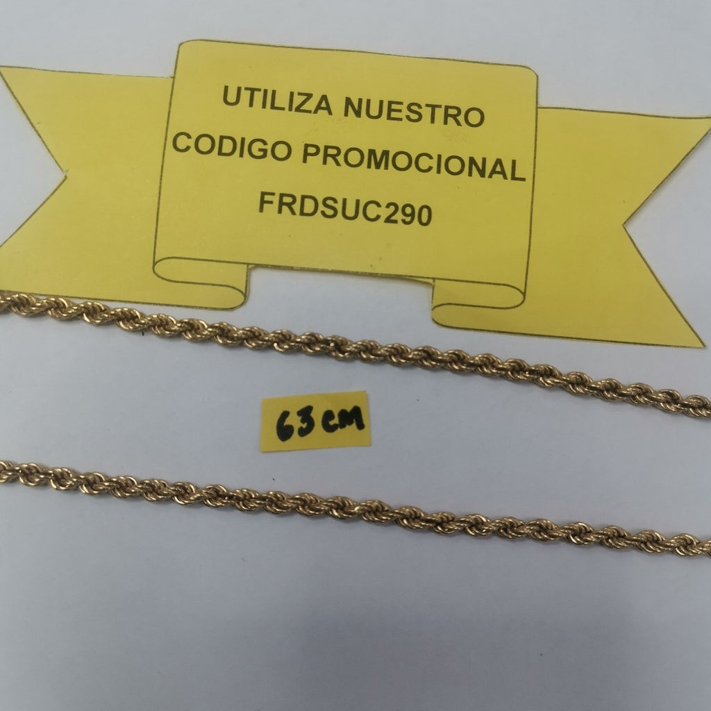 CADENA ORO 14 K 8.3 GRMS (SEMINUEVO)