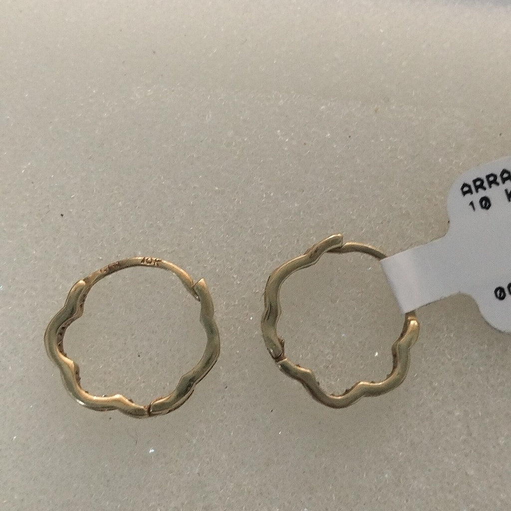 ARRACADAS PAR ORO 10 K 1 GRMS (SEMINUEVO)