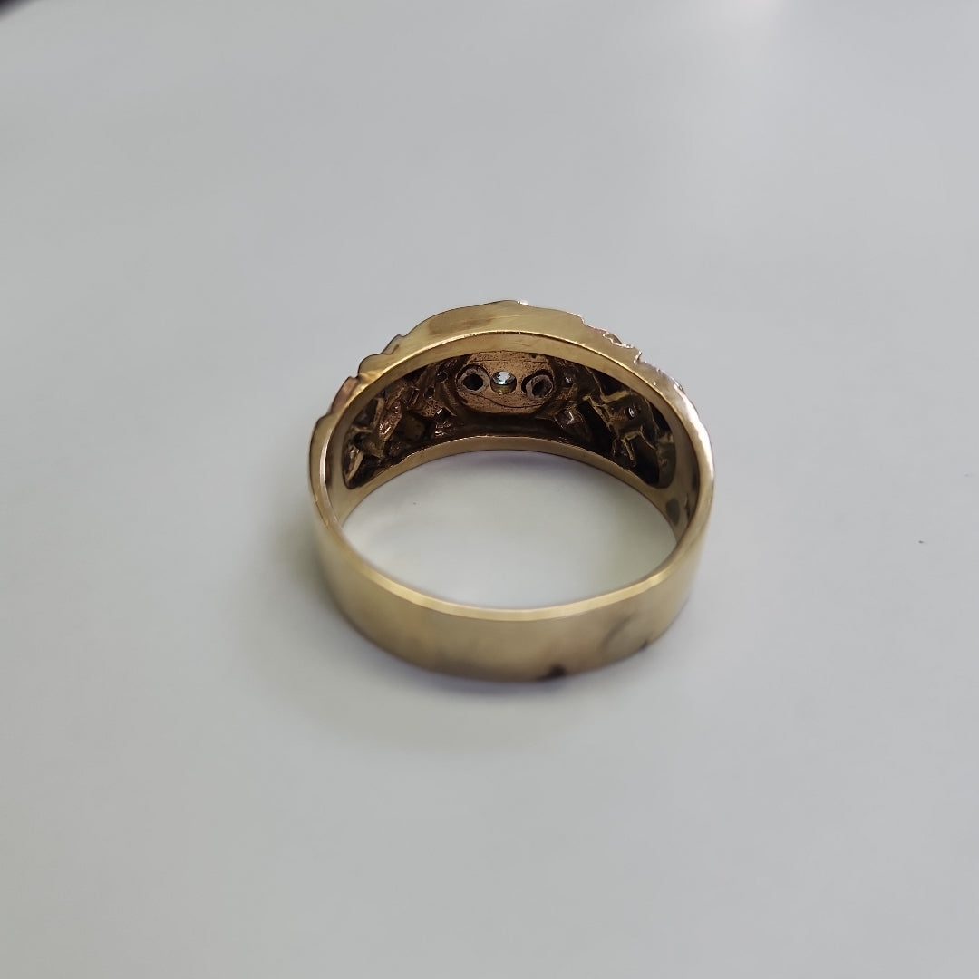 ANILLO ORO 10 K 10.6 GRMS (SEMINUEVO)