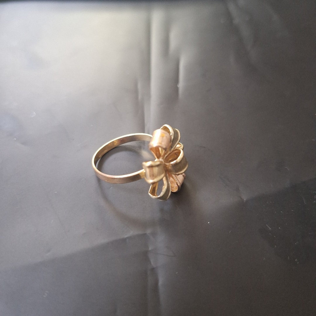 ANILLITO ORO COMBINADO 10 K 2,50 GRMS (SEMINUEVO)