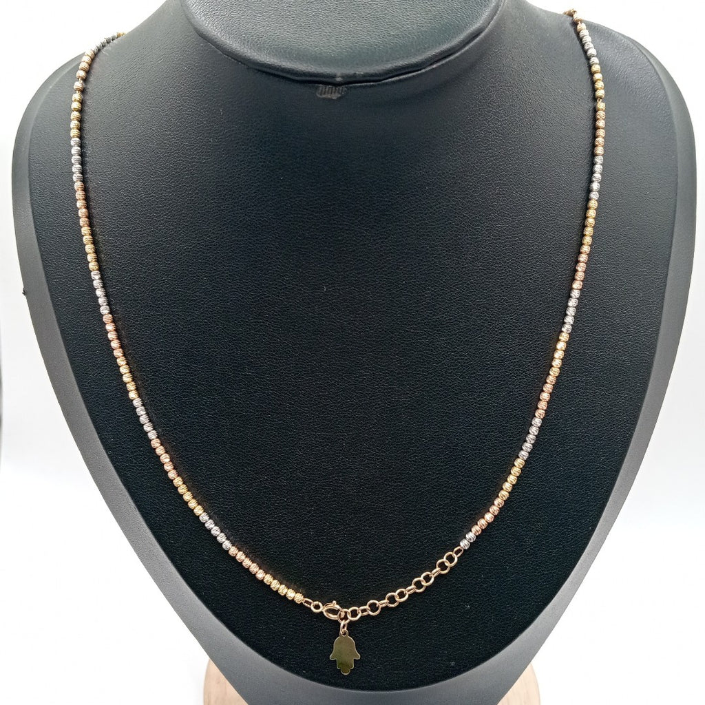 CADENA ORO COMBINADO 10 K 5,60 GRMS (SEMINUEVO)