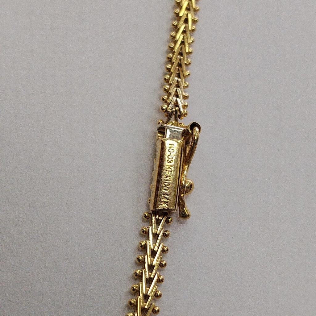 GARGANTILLA ORO, ORO COMBINADO 14 K 14 GRMS (SEMINUEVO)