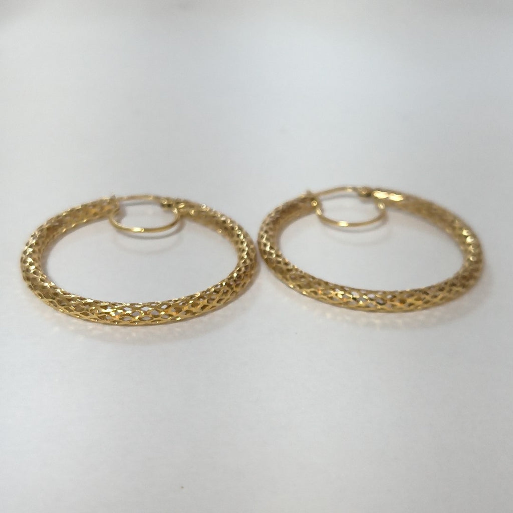 ARRACADAS PAR ORO 14 K 3,50 GRMS (SEMINUEVO)
