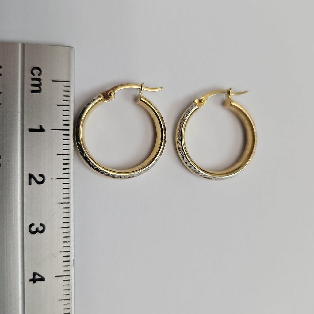 ARRACADAS PAR ORO 14 K 2.4 GRMS (SEMINUEVO)