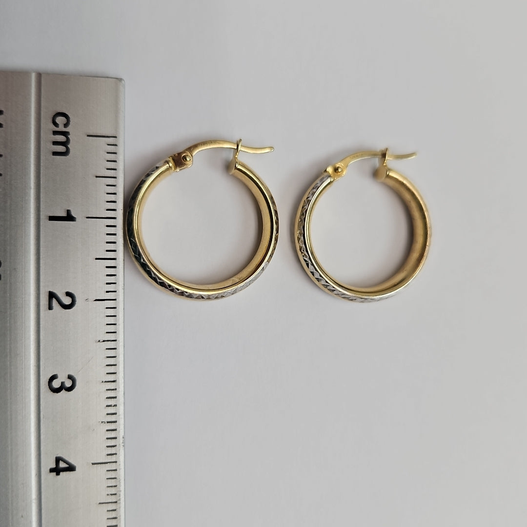 ARRACADAS PAR ORO 14 K 2.4 GRMS (SEMINUEVO)