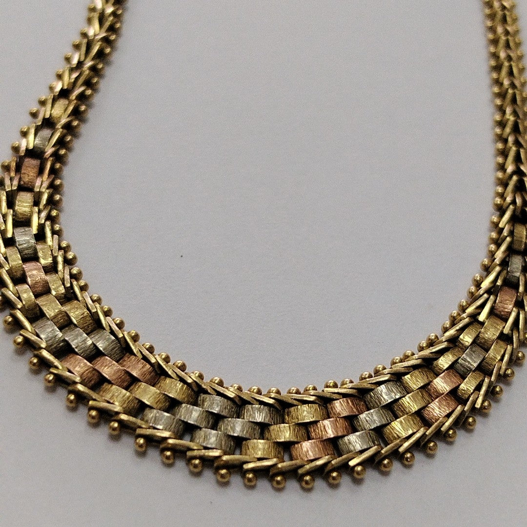 PULSERA ORO,ORO COMBINADO 14 K 7,70 GRMS (SEMINUEVO)