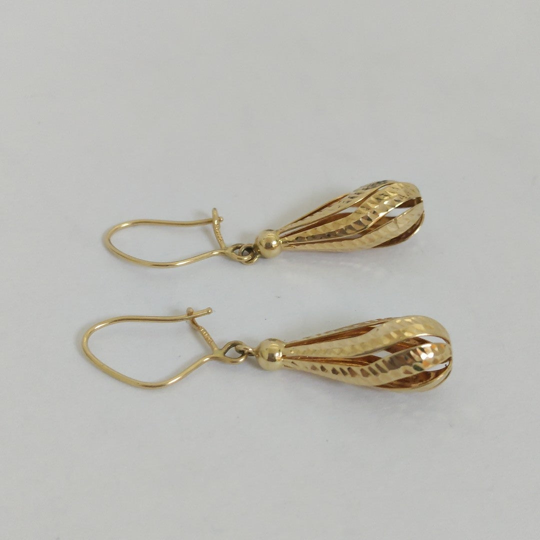 ARETES PAR ORO 14 K 2.4 GRMS (SEMINUEVO)