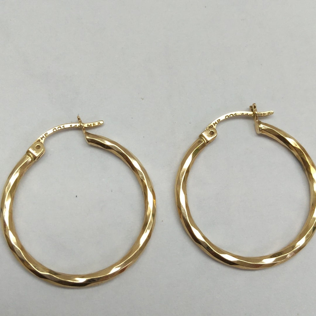 ARRACADAS PAR ORO 14 K 2.4 GRMS (SEMINUEVO)