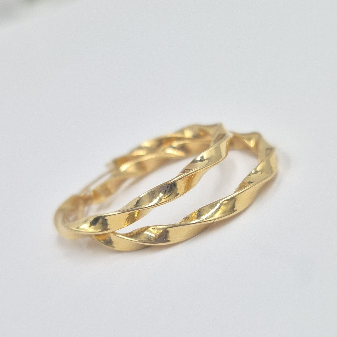 ARRACADAS PAR ORO 14 K 3,60 GRMS (SEMINUEVO)