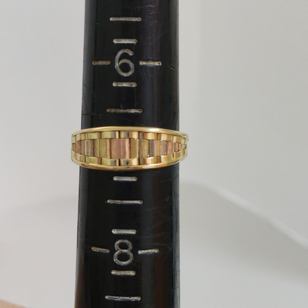 ANILLITO ORO COMBINADO 14 K 3.3 GRMS (SEMINUEVO)