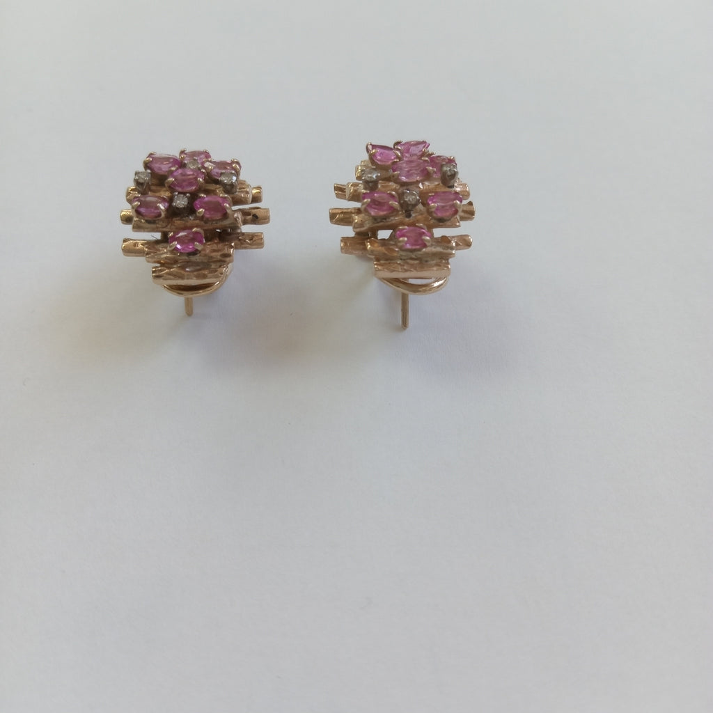 ARETES PAR ORO 12 K 12,20 GRMS (SEMINUEVO)