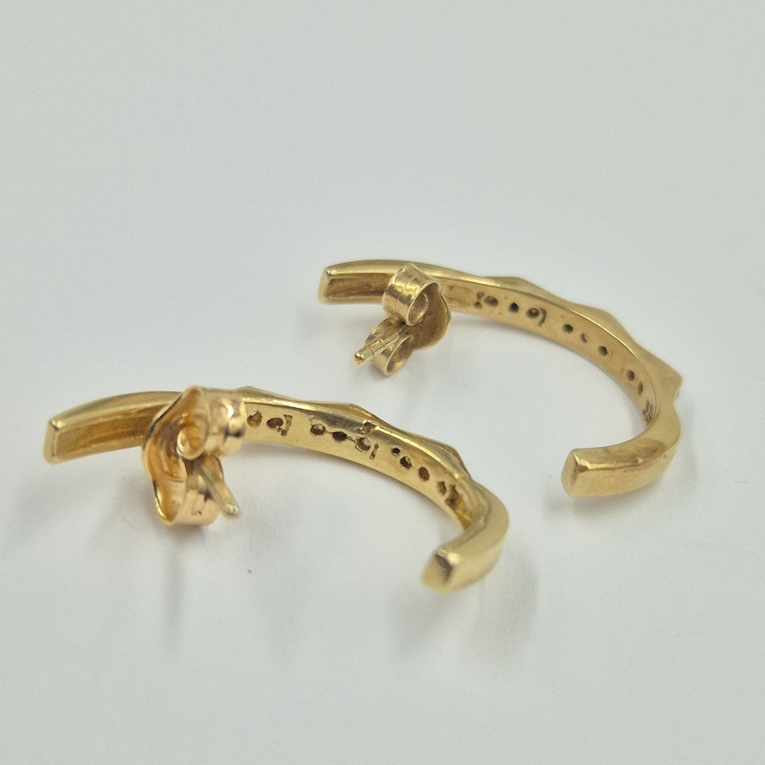 ARETES PAR ORO 14 K 2,80 GRMS (SEMINUEVO)