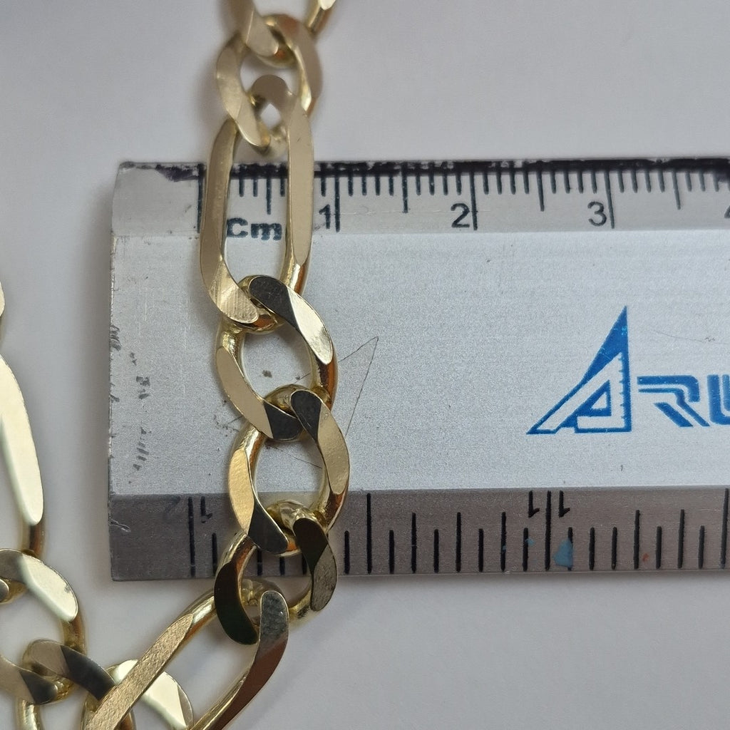 CADENA TEJIDO 3X1 ORO 14K 60 44 GR (NUEVO)