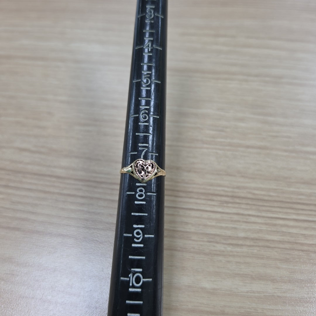 ANILLITO ORO,ORO COMBINADO 14 K 1,20 GRMS (SEMINUEVO)