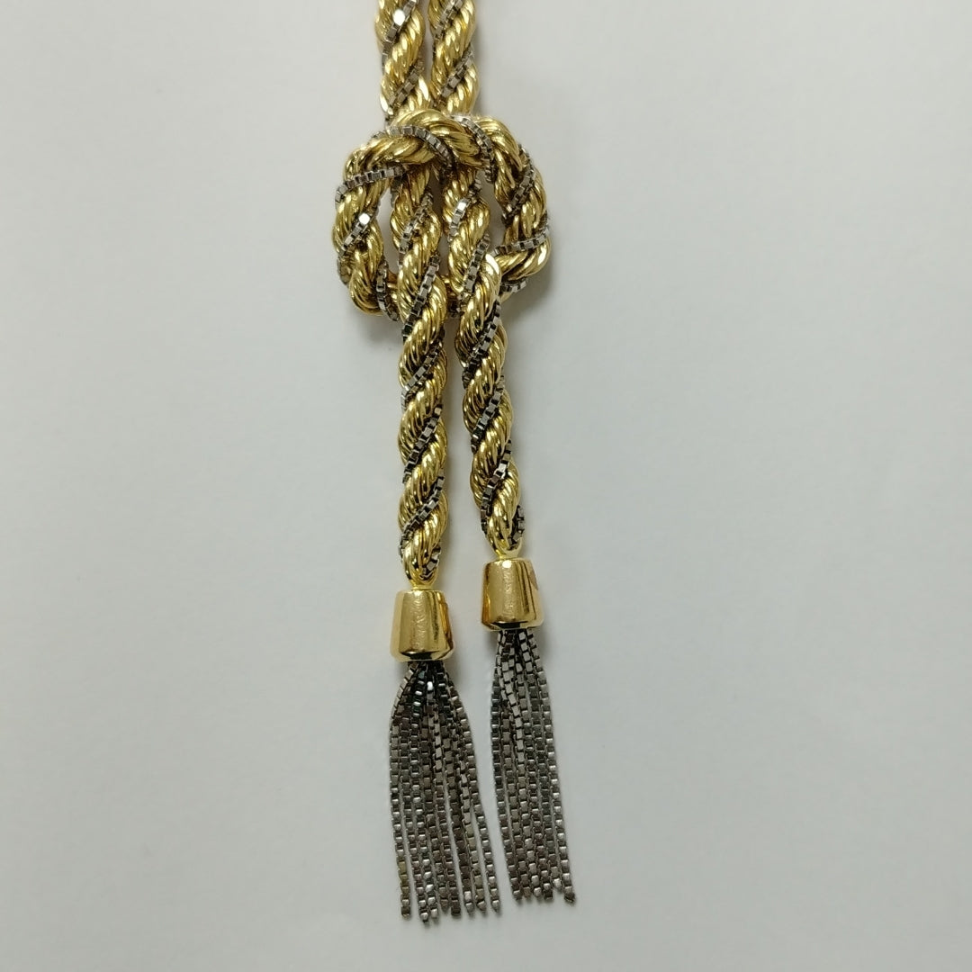 GARGANTILLA ORO COMBINADO 18 K 42,10 GRMS (SEMINUEVO)