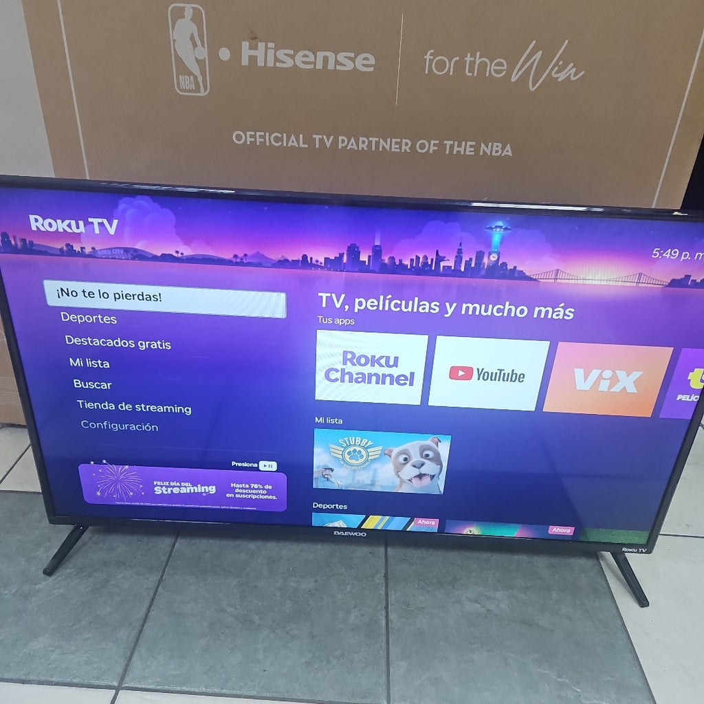PANTALLA DAEWOO DAW40FR 40" LED FULL HD (SEMINUEVO)