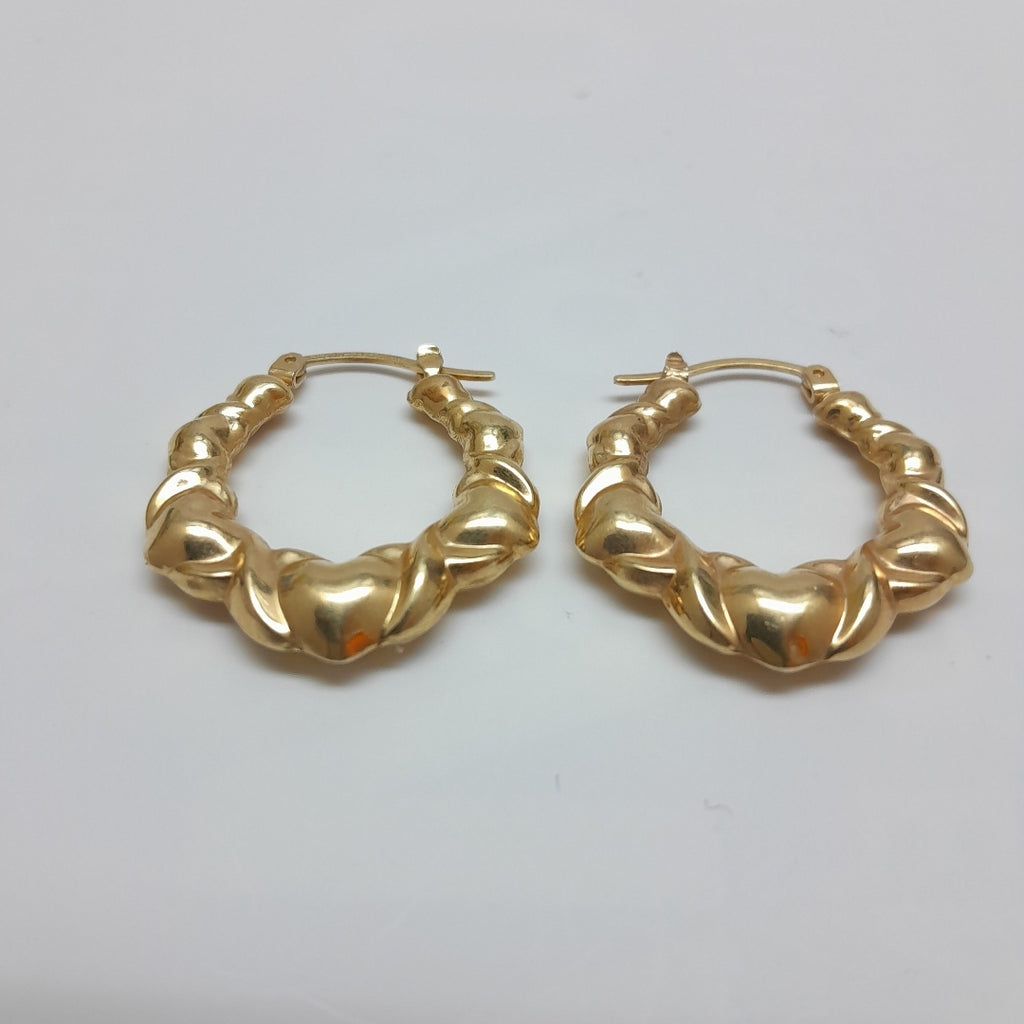 ARRACADAS PAR ORO 14 K 3.3 GRMS (SEMINUEVO)