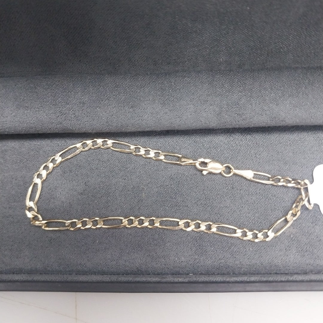 PULSERAS TEJIDO 3X1 ORO 14K 18 CM 2.9 GR (NUEVO)