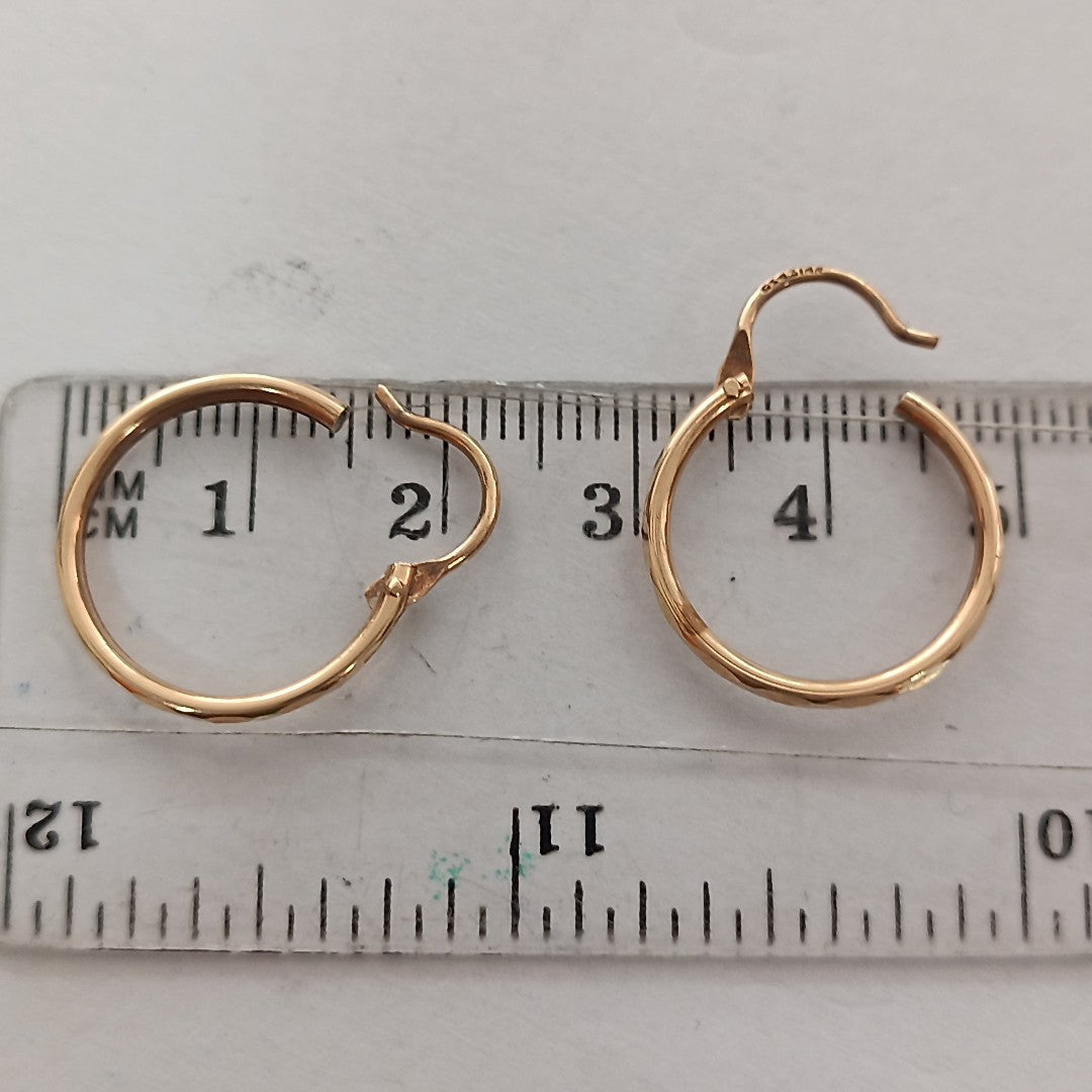 ARRACADAS PAR ORO 14 K 1,50 GRMS (SEMINUEVO)