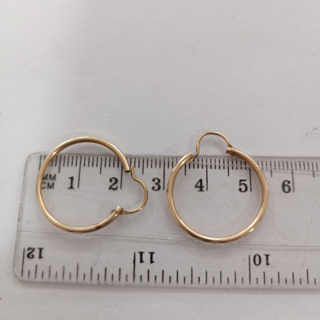 ARRACADAS PAR ORO 14 K 1,70 GRMS (SEMINUEVO)