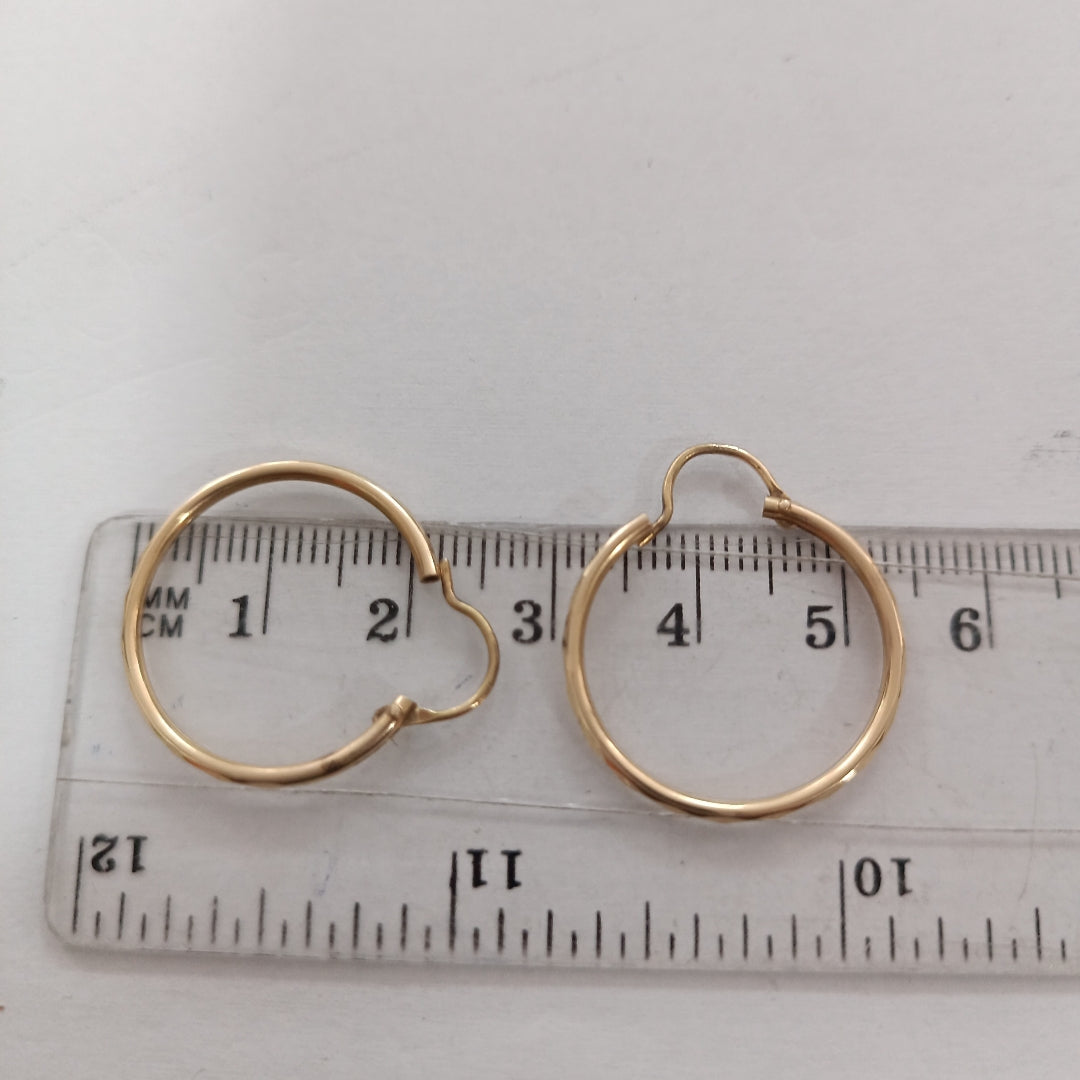 ARRACADAS PAR ORO 14 K 1,70 GRMS (SEMINUEVO)