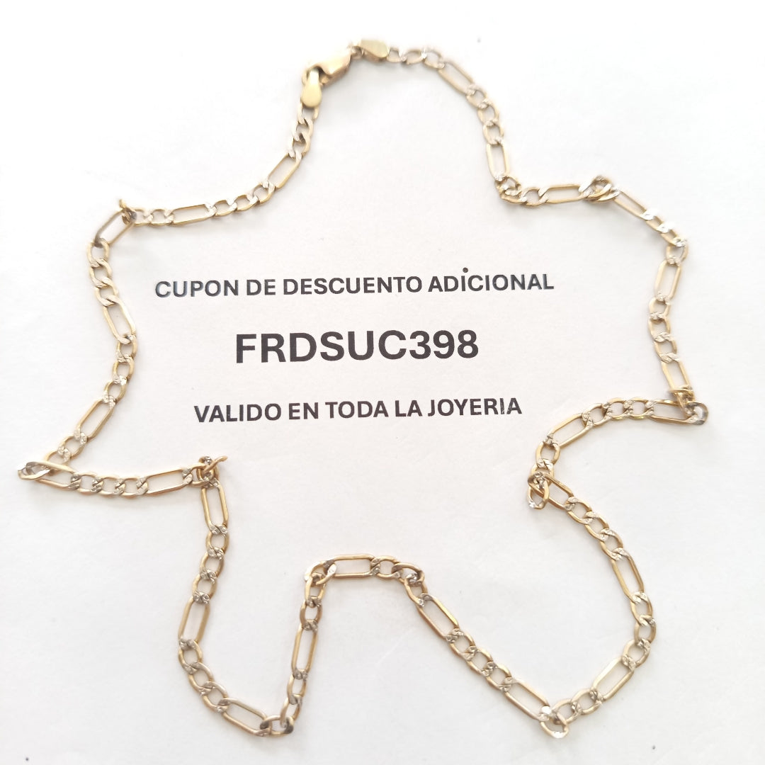 CADENA ORO 10 K 3.8 GRMS (SEMINUEVO)