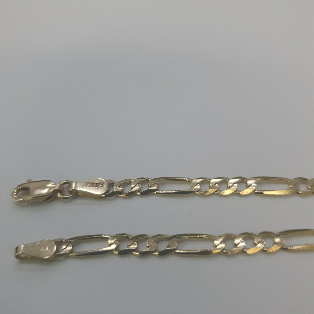 PULSERAS TEJIDO 3X1 ORO 14K 18 CM 4.2 GR (NUEVO)