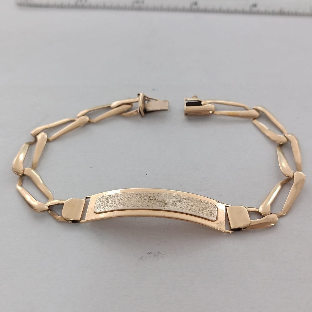 ESCLAVA ORO,RODIADO 14 K 12,90 GRMS (SEMINUEVO)