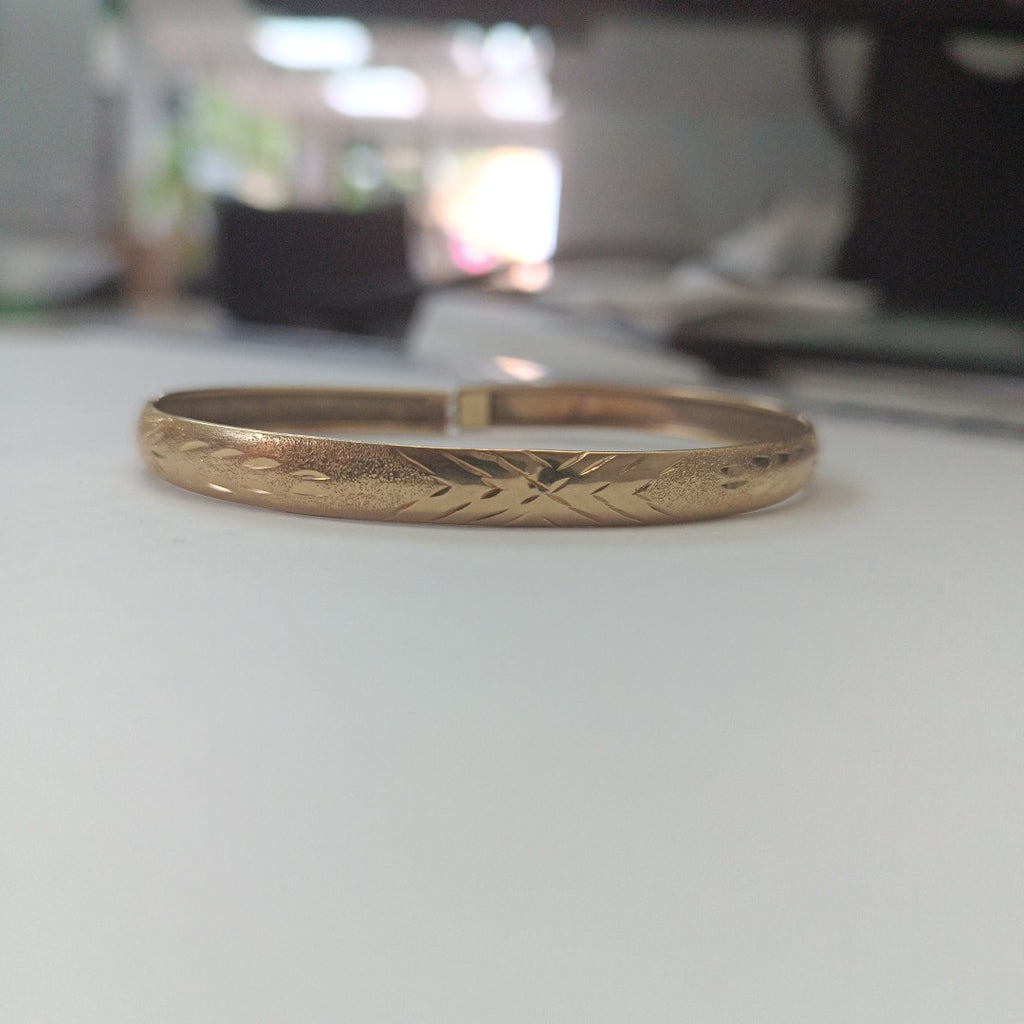 PULSERA RIGIDA ORO 10 K 5,10 GRMS (SEMINUEVO)