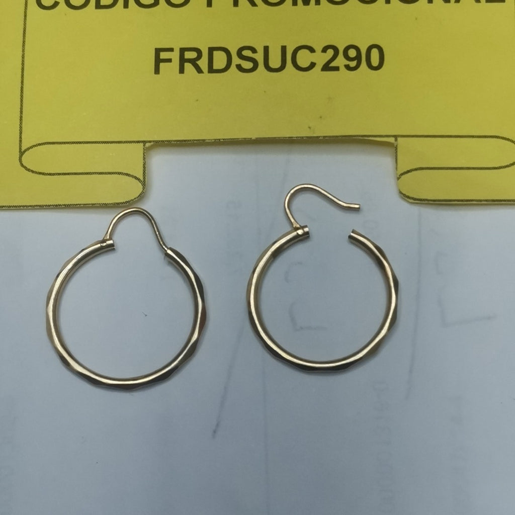 ARRACADAS PAR ORO 14 K 1.4 GRMS (SEMINUEVO)