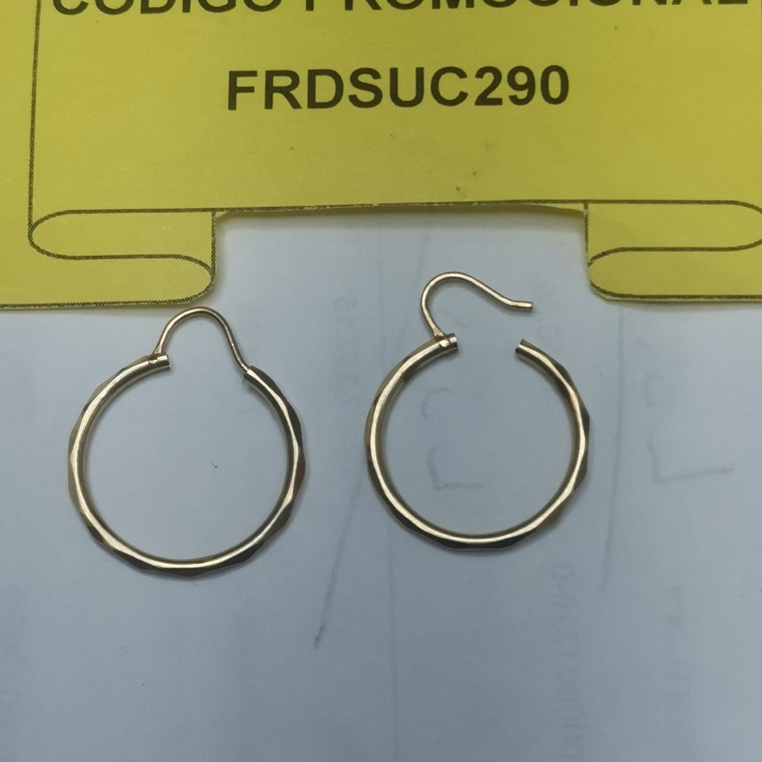 ARRACADAS PAR ORO 14 K 1.4 GRMS (SEMINUEVO)