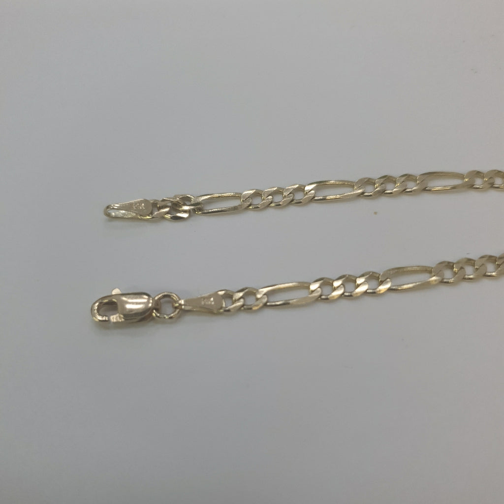 PULSERAS 3X1 ORO 14K 21 CM 3.3 GR (NUEVO)