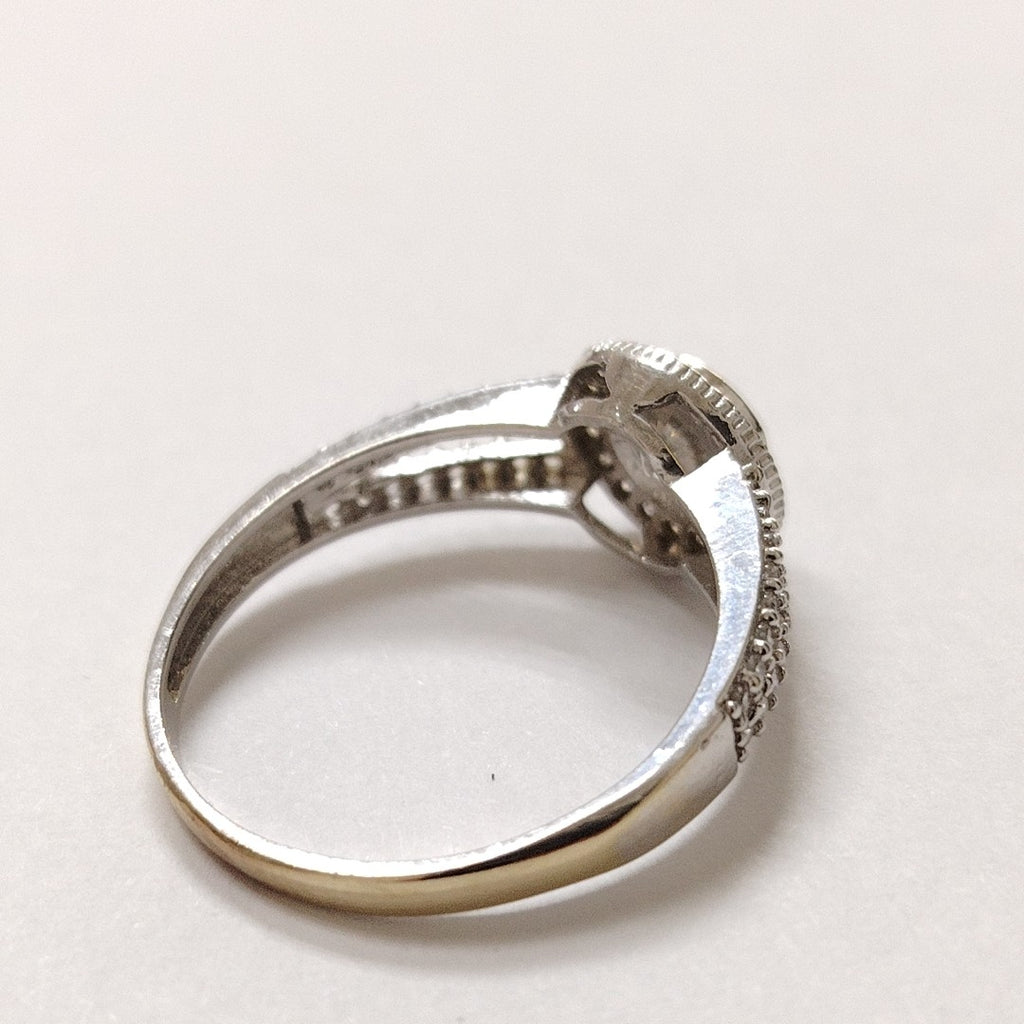 ANILLITO ORO, ORO BLANCO 14 K 2.1 GRMS (SEMINUEVO)