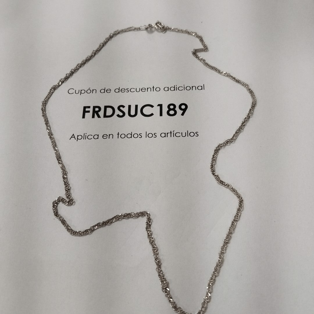 CADENA PLATA 2,10 GRMS (SEMINUEVO)