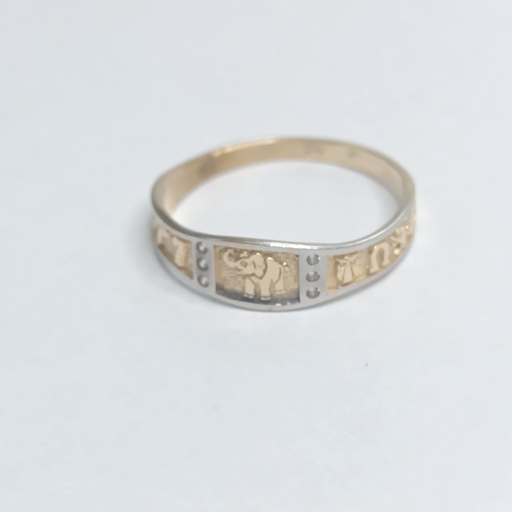 ARGOLLA DE LA SUERTE ORO 14 K 1.8 GRMS (SEMINUEVO)