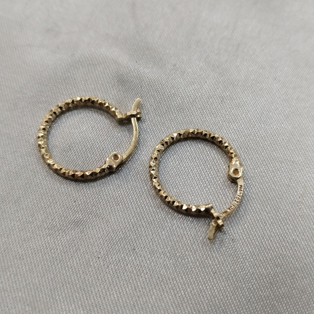 ARRACADAS PAR ORO 10 K 1 GRMS (SEMINUEVO)