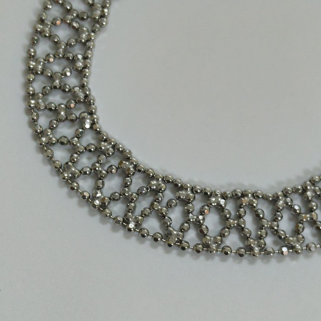 PULSERA ORO BLANCO 14 K 8.6 GRMS (SEMINUEVO)