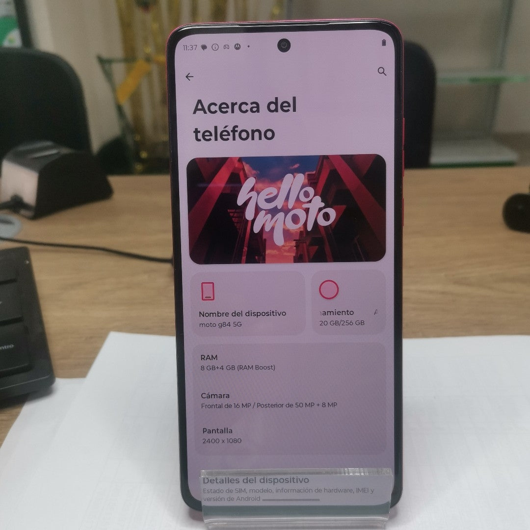 CELULAR MOTOROLA MOTO G84 XT2347-2 (2023) 256 GB 8 GB RAM (SEMINUEVO)