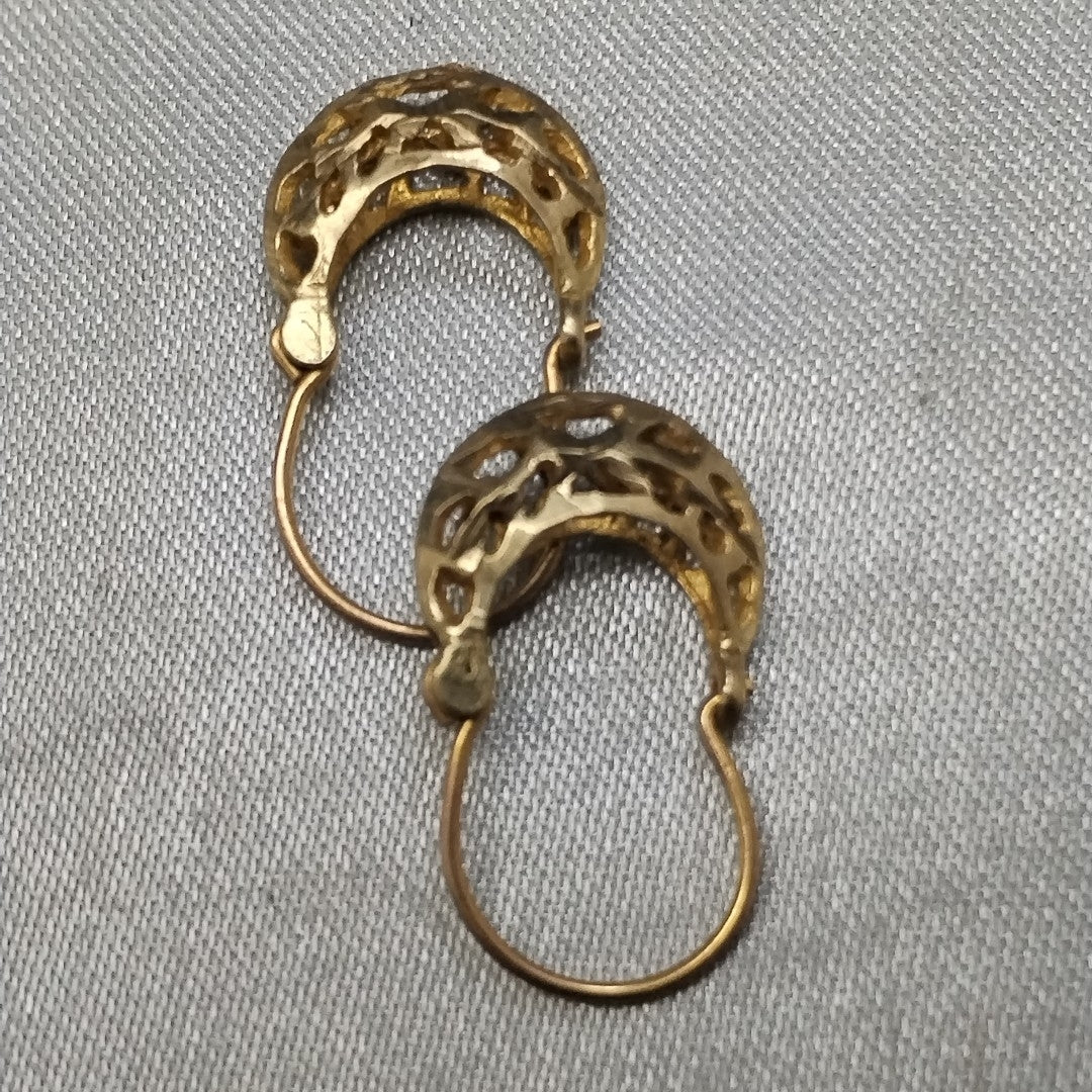 ARETES PAR ORO 10 K 1.1 GRMS (SEMINUEVO)