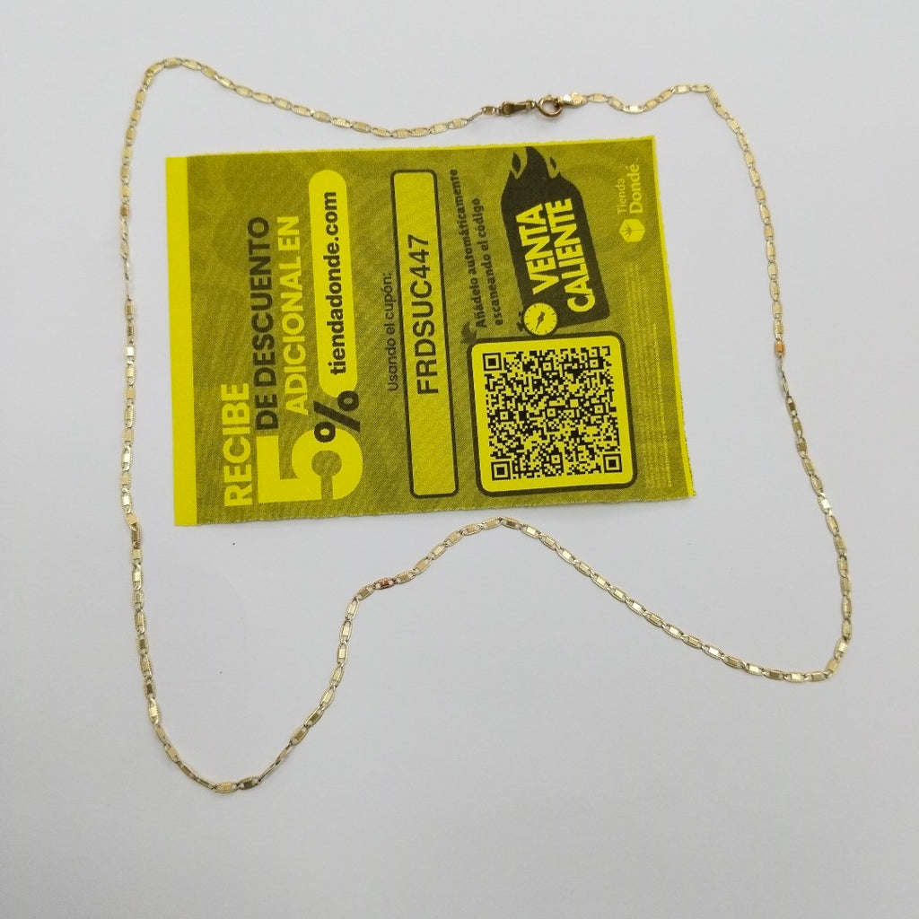 CADENA ORO 14 K 2,50 GRMS (SEMINUEVO)