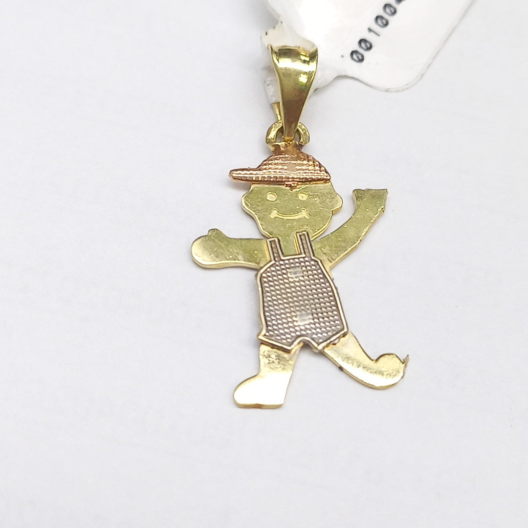DIJE ORO, ORO COMBINADO 14 K 1.3 GRMS (SEMINUEVO)