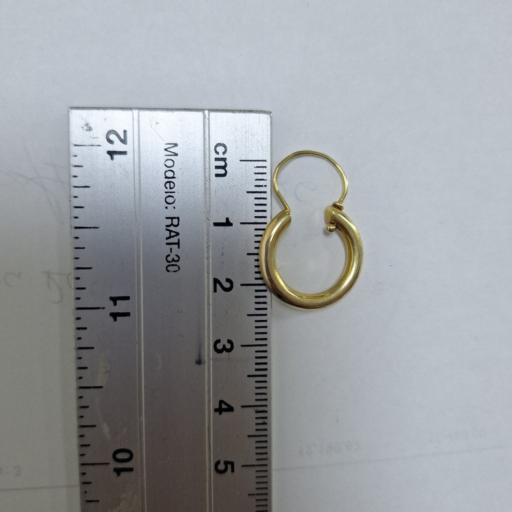 ARRACADAS PAR ORO 14 K 2,10 GRMS (SEMINUEVO)