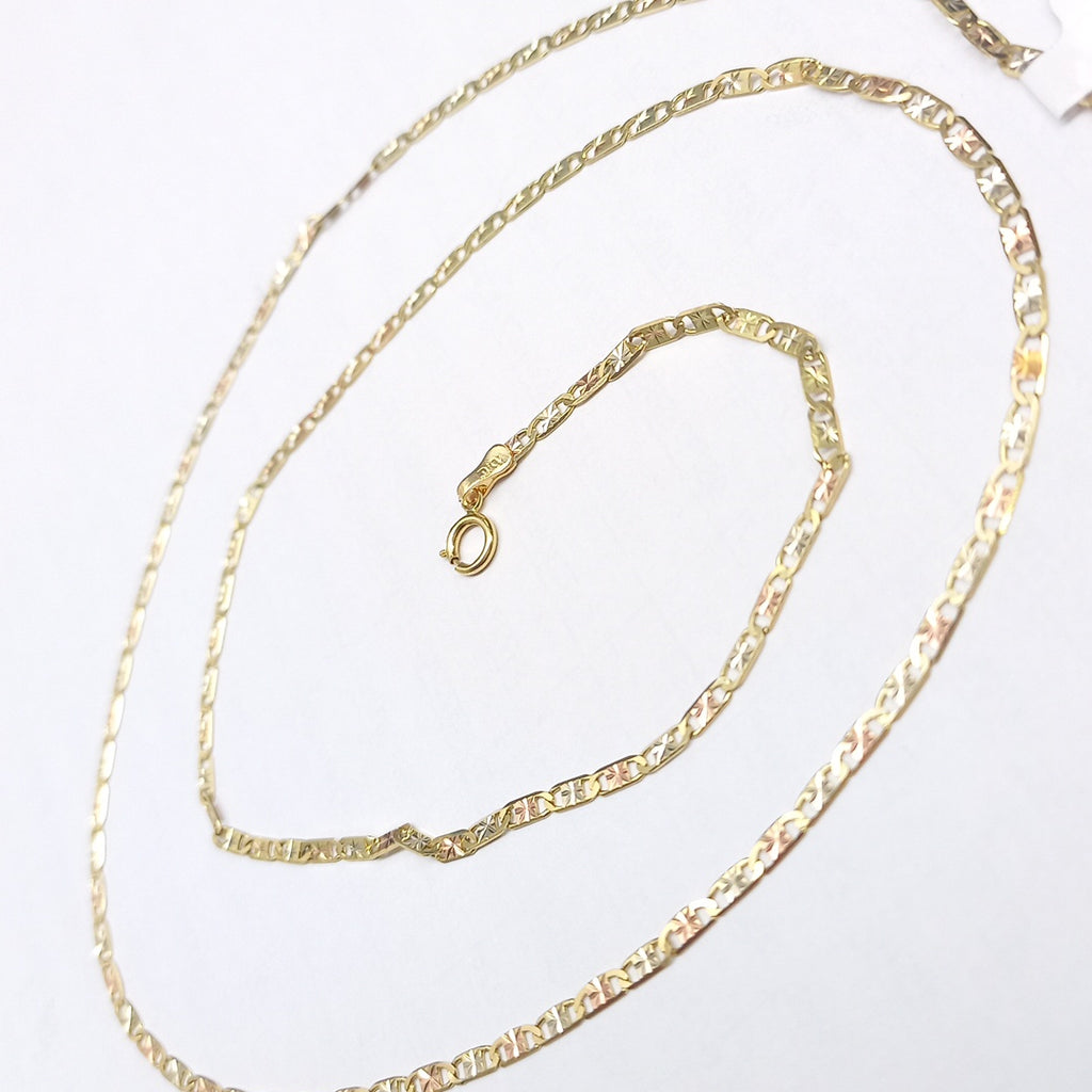 CADENA ORO COMBINADO 14 K 4.2 GRMS (SEMINUEVO)
