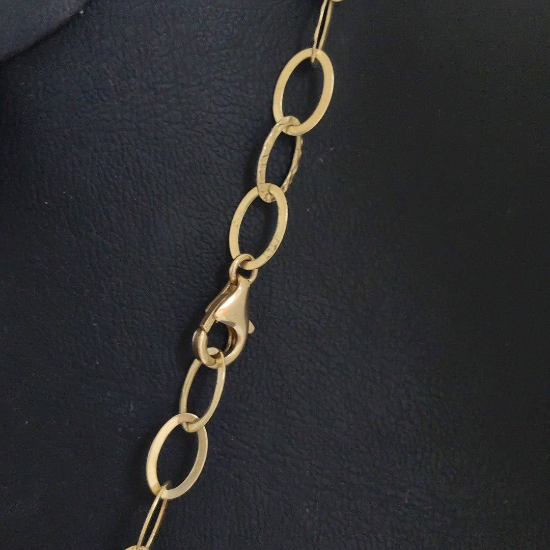 GARGANTILLA ORO, ORO COMBINADO 14 K 17 GRMS (SEMINUEVO)
