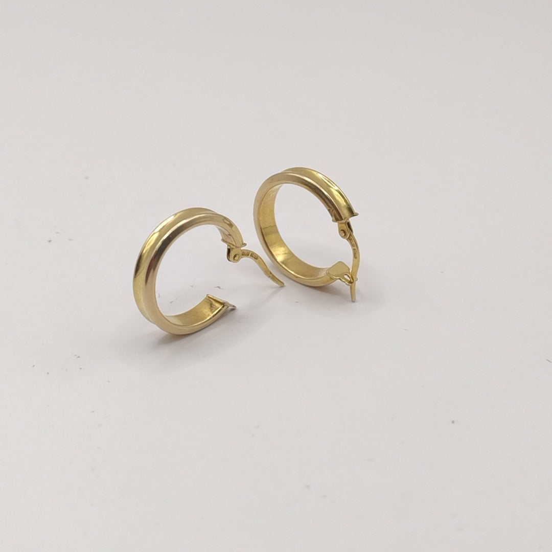 ARRACADAS PAR ORO 14 K 1.6 GRMS (SEMINUEVO)